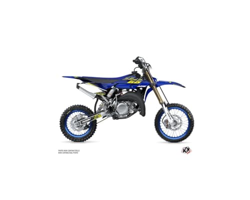 Kit deco Yamaha 65 YZ jaune Flow de qualité supérieure avec vinyle épais haute résistance