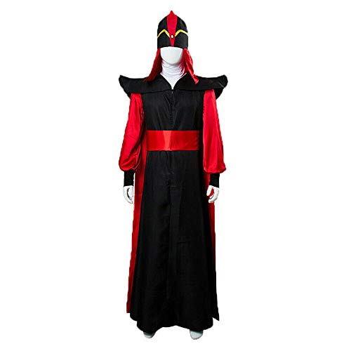 FINDPITAYA Disfraz Mil y una Noches Lámpara Aladdin Jafar Cosplay Costume con...