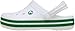 Crocs Kids Crocband Lightweight Slip-On Clogs, White/Green Ivy, 10 Toddler