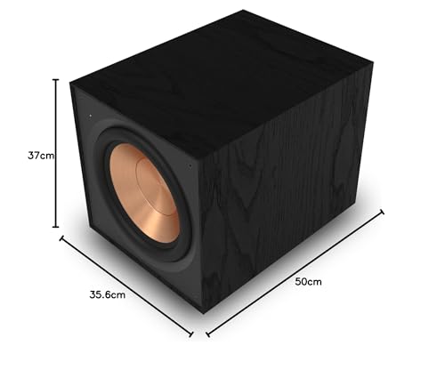 Klipsch Subwoofer sem fio de disparo frontal R-101SW de 10