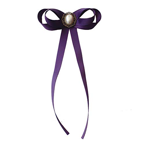 BlouseHouse Jk 制服小物 女の子 制服リボン リボンタイ 蝶ネクタイ ブロ チ 韓国風 アクセサリ 清楚 甘美 可愛さ ダ クパブ ル