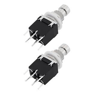 Model: PBS-24-202P, circuitry: DPDT, rating: AC 250V/2A 125V/4A, operation method: self-locking, mounting thread diameter: 12mm. Construction: Made with reliable materials, this DPDT latching foot switches ensures long-lasting performance and reliabi...