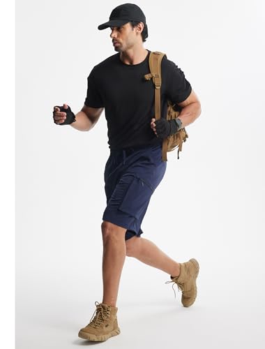 Image of Libin Men's Shorts Casual All Day Comfy Quick Dry Lightweight Cargo Hiking Shorts Breathable Outdoor Sports Travel