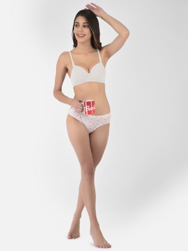 Image of Softline Women's Cotton-Rich Wire-Free Padded Bra | Full Coverage, Seamless & Breathable for Everyday Comfort | Soft Fabric with Supportive Fit for All-Day Wear