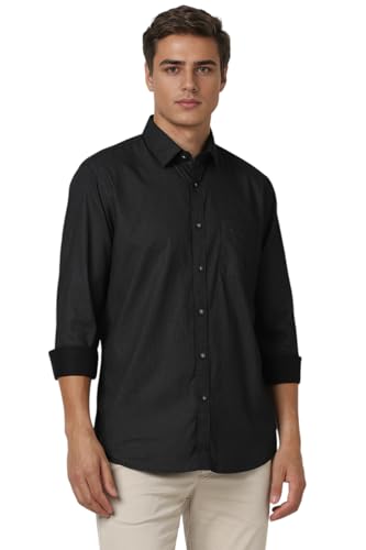 Image of Van Heusen Casual Printed Shirt for Men| Premium Cotton| Full Sleeves| Slim Fit |Breathable Fabric