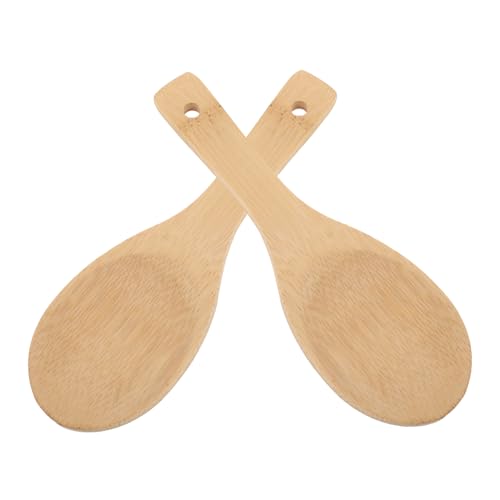 BRIGHTFUFU 2pcs Rice Shovel Compact Rice Scooper Household Rice Paddle Wear-resistant Rice Spoon Household Rice Spatula Reusable Rice Paddle Reusable Rice Scooper Safe Rice Spoon