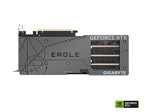 GeForce RTX 4060 Ti Eagle OC 8G Scheda Grafica, 3X Ventole WINDFORCE, 8GB 128-bit GDDR6, GV-N406TEAGLE OC-8GD Scheda Video - Scheda video - Immagine 5
