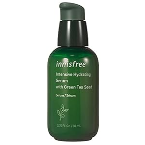 innisfree Green Tea Seed Intensive Hydrating Serum Face Treatment, 2.7 Fl oz (Pack of 1)