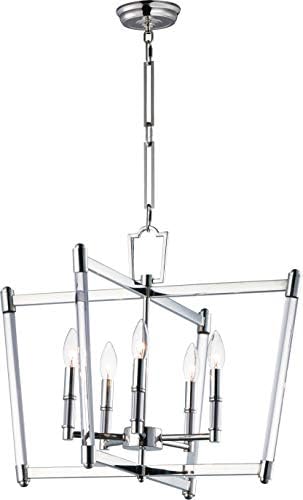 Maxim Lucent - Five Light Chandelier -Traditional Installation