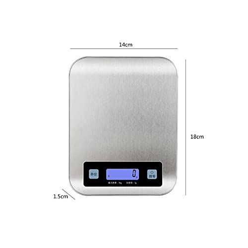 Digital Kitchen Scales Digital Kitchen Scale,Multifunction,Suitable for,Size: 14cm*18cm,1 Pcs