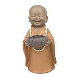 DIMENSIONS: Statue déco mesurant 22,5 cm de hauteur, 11 cm de largeur et 14 cm de profondeur, parfaite pour la décoration intérieure