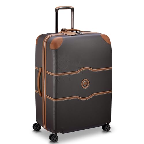 Image of DELSEY PARIS Chatelet Air 2.0 Hardside Luggage with Spinner Wheels, Chocolate Brown, 2 Piece Set, (20 /28)