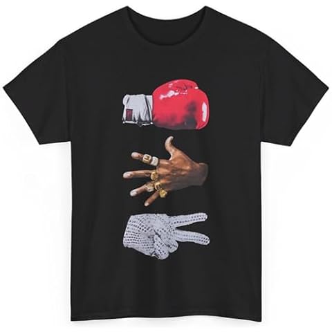 Glass House Apparel 3 Mikes Graphic T Shirt for Men Jordan Tyson Jackson Short Sleeve Tees (US, Alpha, X-Large, Regular, Regular, Black) Cover