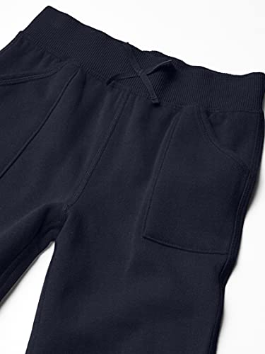 Nautica Girls Sensory-Friendly Soft Fleece Sweatpants, Navy, 6X3