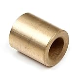 10Pcs Sleeve Bearing 6mm Bore x 10mm OD x 12mm Length, Self-Lubricating Sintered Bronze Bushings