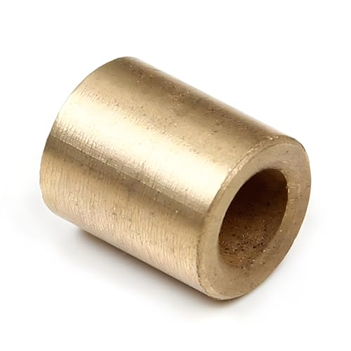 10Pcs Sleeve Bearing 6mm Bore x 10mm OD x 12mm Length, Self-Lubricating Sintered Bronze Bushings
