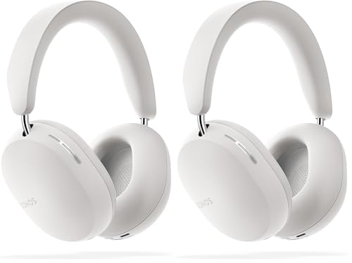 Sonos Ace | Noise Cancelling Wireless Over-Ear Headphones with Bluetooth, 30-Hour Battery Life, Spatial Audio, Dolby Atmos, Dynamic Head Tracking - White (Pack of 2) - image 1