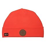 Klein Tools FRBN9 Flame-Resistant Hi-Vis Winter Beanie, Arc Flash Protection, Hard Hat Compatible, High-Visibility Safety, One Size Fits Most