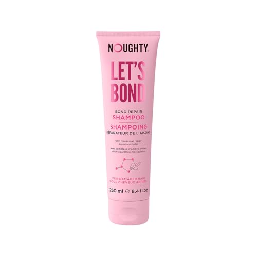 Noughty Let's Bond Builder Shampoo for Repair, Restorative Formula for Chemically Treated and Coloured Hair, Strengthening Formula to Reduce Breakage and Protect Colour for Longer, 250ml