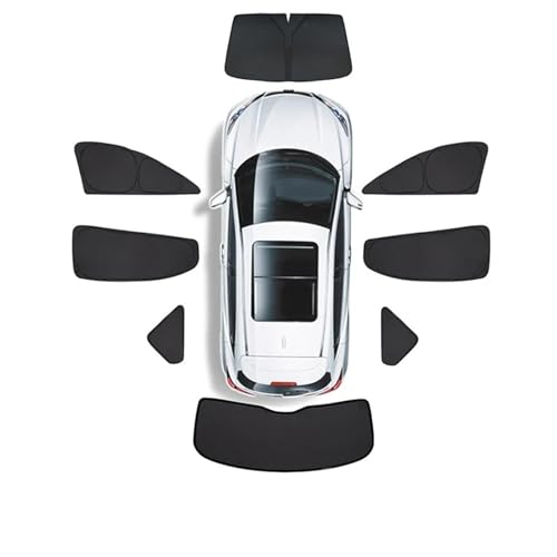 Pare soleil voiture pour Tesla pour Modèle Y 2023 anti surchauffe habitacle toit vitré 8pcs