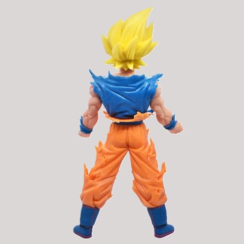 Image of Awestuffs Gokuu Super Saiyan I Large Action Figure Limited Edition Figure Manga Toy Collectible (Gokuu Super Saiyan I Angry)