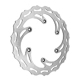 Disque frein moto Kit de disques de frein avant et arrière, pour KTM EXC 300 TPi Six jours 220mm 260mm EXC F 500 EXC F 450 SX F 350(260mm Front)