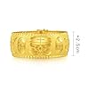 CHOW SANG SANG 999.9 24K Gold Chinese Wedding Collection Daily Essense Twisted Bangle Bracelet for Women Size 15cm 93386K Price-by-Weight 13.84g Gold #5
