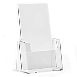 flyerhalter Höhe (Gesamt) 18,0cm taymar® DIN lang (105×210mm) Flyerhalter/Prospekthalter/Prospektständer, Transparent (C110)