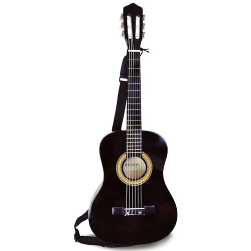 Guitare Bontempi noir 92cm apprenez la musique sans fatigue
