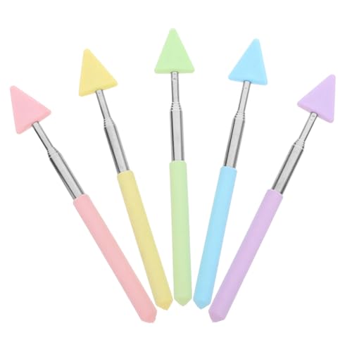 Uonlytech 5Pcs Reading Teaching Sticks Handheld Pointer for Classroom Presentations Engaging Educational Tool for Teachers and Students