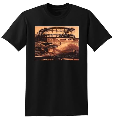 Photo de RDBGHAUK Red House Painters T Shirt Rollercoaster Vinyl CD Cover Black S
