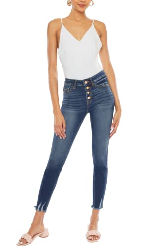 Kancan High Rise Ankle Skinny Jeans KC9142D