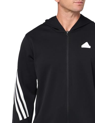 adidas Men's Future Icon 3 Stripes Full-Zip Hoodie3