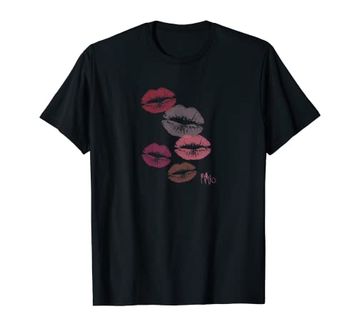 Fashion Lip Collage - Graphic Lips Design by MiM T-Shirt