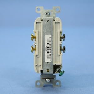 #US 10 Ivory Commercial Grade Outlet Receptacles 5-15R 15A 125V CR15V