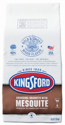 Kingsford 32075 Charcoal with Mesquite, 100% Natural, 16 Lb. - Quantity 48