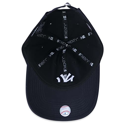 Bone New Era Feminino 9TWENTY Strapback MLB New York Yankees Aba Curva Azul Marinho Aba Curva Strapb