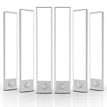 Under Cabinet Lighting?6 Pack Motion Sensor Light Indoor?Wireless USB Rechargeable Magnetic Closet Lights?32 LED Under Counter Lights for Kitchen?Wardrobe?Hallway?Stairs?8 inch White Light