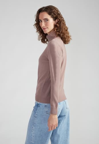Image of Style & Republic Women's 100% Cashmere Slim Turtleneck Pullover Sweater