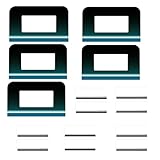 Estermann Warenhandels GmbH Aufkleber (5 STK. Set) passend für Makpac Neutral alle Modelle passend für Makita Makpac Starke Folie laminiert für extrem Lange Lebenszeit