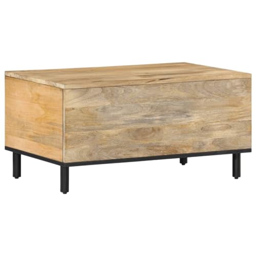 Table Basse en Manguier Idéale pour des Apéritifs Conviviaux - 8