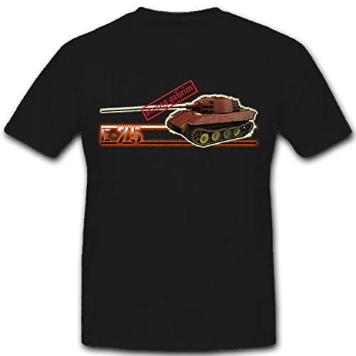 T-shirt E-75 Prototype tigre royal édition noir #8278 en taille XXX-Large