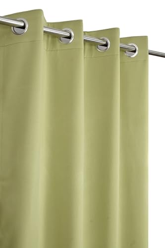 Image of LaVichitra 2 Pieces Premium Blackout Curtains - Thermal Insulated, 3 Layered, 100% Opaque Window Curtain - 5 ft, Green