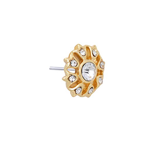 Non Precious Metal Tone Tulip Blossom Stud Earrings
