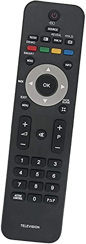 ALLIMITY RC2143604/01 Remote Control Replace fit for Philips LED LCD TV 47PFL7403D 19PFL3403D 32PFL7403 47PFL5603D 52PFL7203H 47PFL9703D 20PFL3403D 37PFL3403D 42PFL5603 32PFL5403H 32PFL5403D