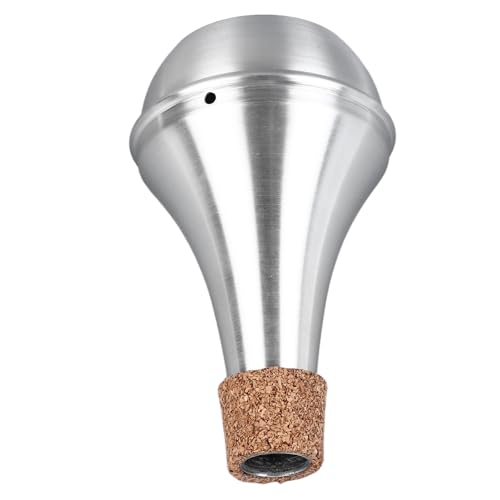 Trumpet Mute Aluminum Alloy Practice Musical Instrument Part Accessory Cork