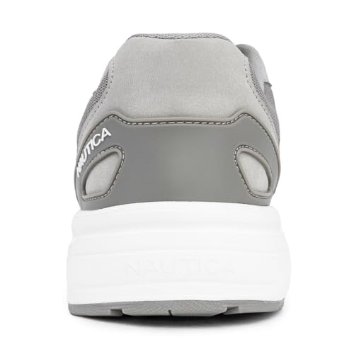 Image of Nautica Mens Running Sneakers Sport Fashion Lace-Up Athletic Soft Shoes for Gym Tennis Men - Cushioned, Breathable, Lightweight & Comfortable