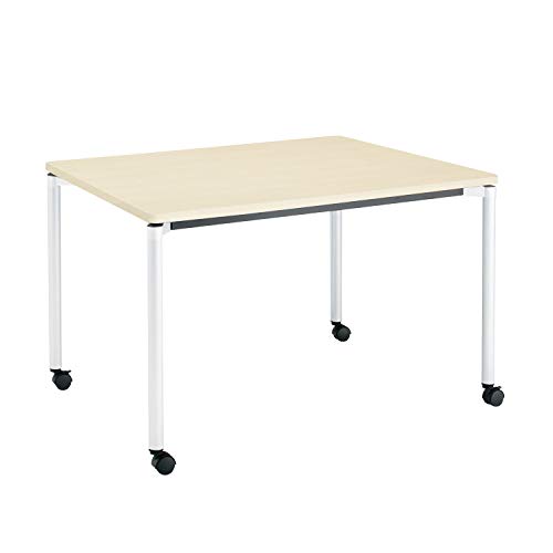 �y���[�J�[�z���E�ݒu�E�g���z�R�N�� �~�[�e�B���O�e�[�u�� JUTO MT-JTMR129SAWMT1-CN �p�`�V�� 4�{�r �ۋr ���E���h�R�[�i�[ ��120×���s90cm �V�i�`�������I�[�N/�r�z���C�g �L���X�^�[�t