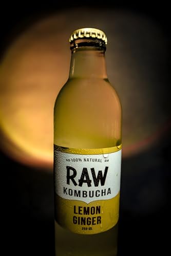 Image of Raw Kombucha - Herbal Supertea (250 mL Bottles)- Variety Pack: Rose Tulsi, Hibiscus Lime, Lavender Blue Tea, Hops, Lemon Ginger, Jasmine Chamomile (6 Pack) - Authentic with Live Bacteria