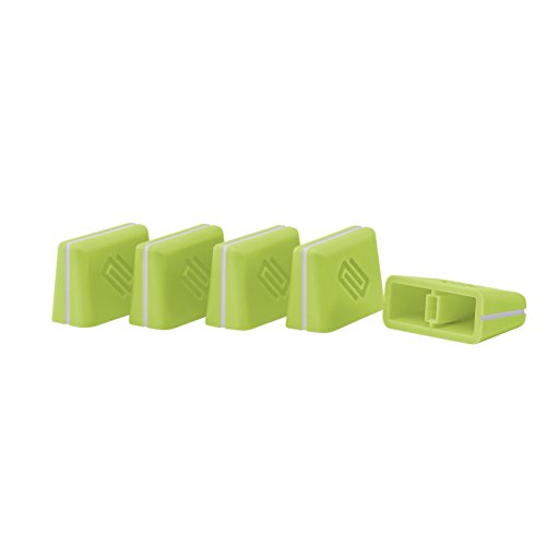 Reloop Fader Cap Set green - 5 capuchons de fader, Revêtement en caoutchouc pour une meilleure prise en main, Compatible avec la plupart des mixeurs et contrôleurs de DJ, vert - Image 3